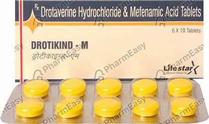 Drotikind-M Tablet for abdominal pain and menstrual cramps relief