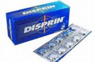 🏷 ALT Text: Disprin pain relief tablet pack used to relieve headaches, body pain, and fever.