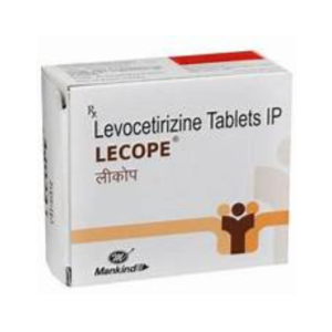Levocetirizine tablets packaging box