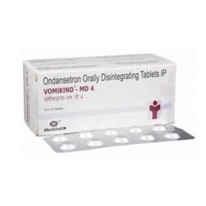 Box of Ondansetron tablets packaging
