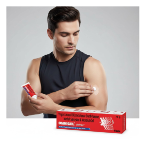 Omini gel tube for muscle and joint pain relief
