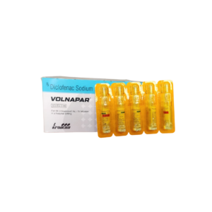 Volnapar Diclofenac Sodium Injection 25 mg/ml packaging.
