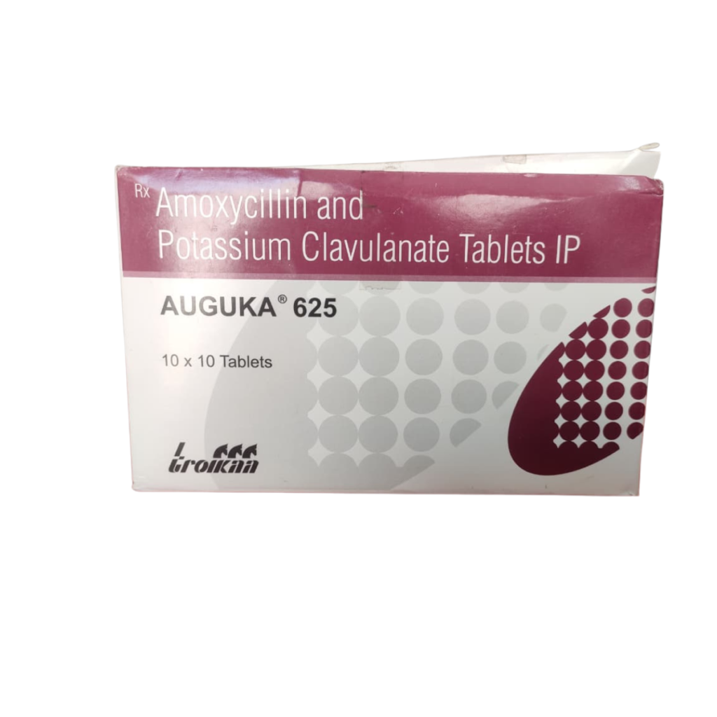 Best antibiotic for infection AUGUKA 625 tablets box for bacterial infection treatment